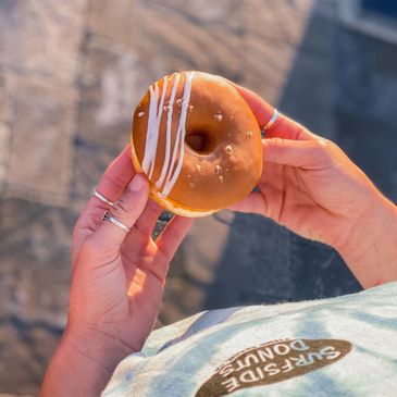 salted caramel donut