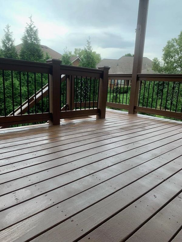 Back deck finished