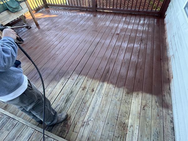 Residential deck building and painting in Lexington, Kentucky