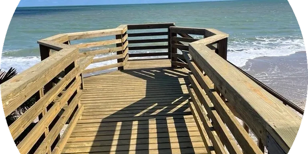 Dunce Crossover/Beach Access upgraded Decking and Handrailing