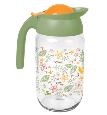 1,5 lt Decorated Jug-Botanica