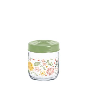 425 ml Decorated Jar-Botanica