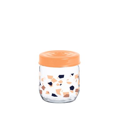 425 ml Decorated Jar-Terrazzo