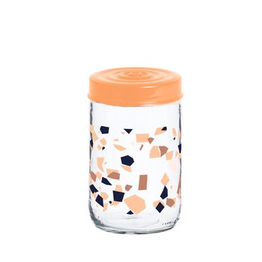 660 ml Decorated Jar-Terrazzo