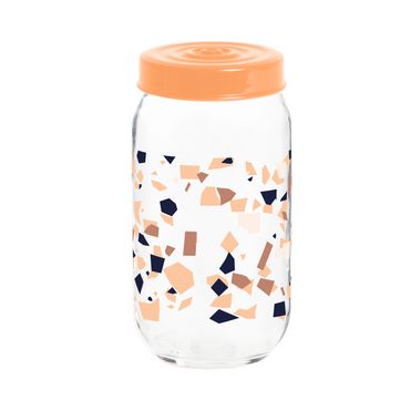 1 lt Decorated Jar-Terrazzo