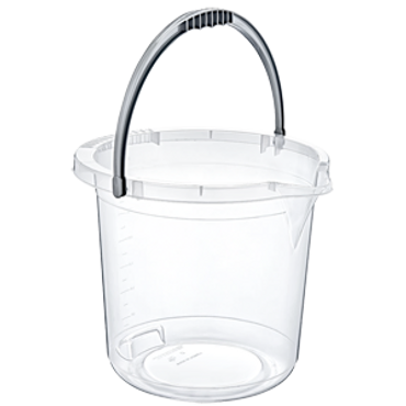 AK 432 WATER BUCKET TRANSPARENT (14 LT) WITHOUT COVER