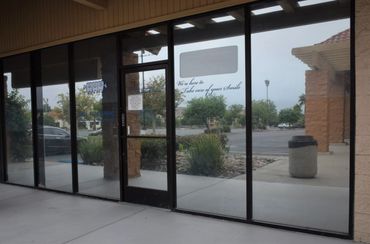 Dental office front entrance
