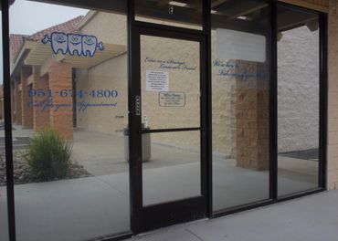 Dental office front entrance