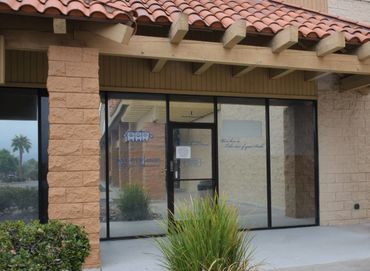 Dental office front entrance