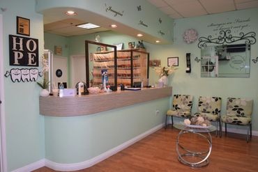 Dental office front desk