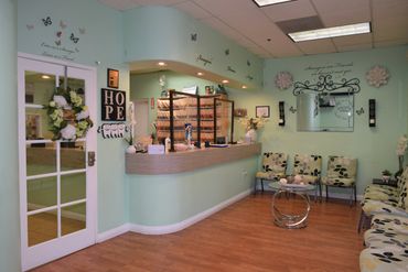 Dental office waiting room
