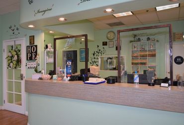 Dental office front desk