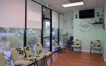 Dental office waiting room
