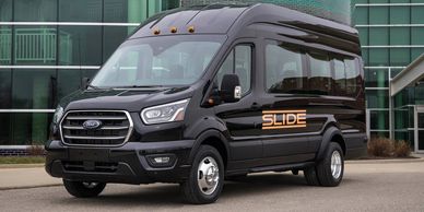 Slide Transportation fleet vehicles are ADA compliant for non-emergency medical transportation