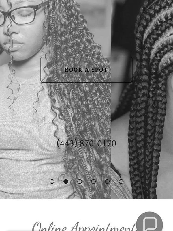 Beautiful braids and curls by Kate Beauty Braiding Salon Baltimore.
