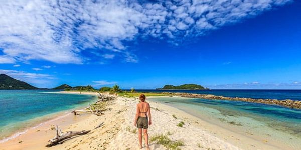 BEACH, CLEAR SKY