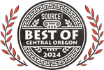 Best of Central Oregon 2024 award badge by Source Weekly.