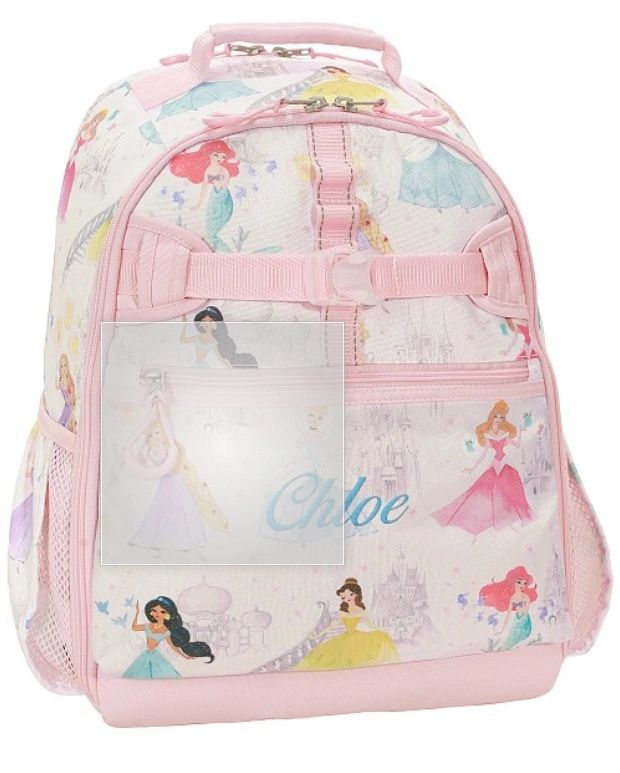 Mackenzie Disney Princess Castle Adaptive Backpacks-small