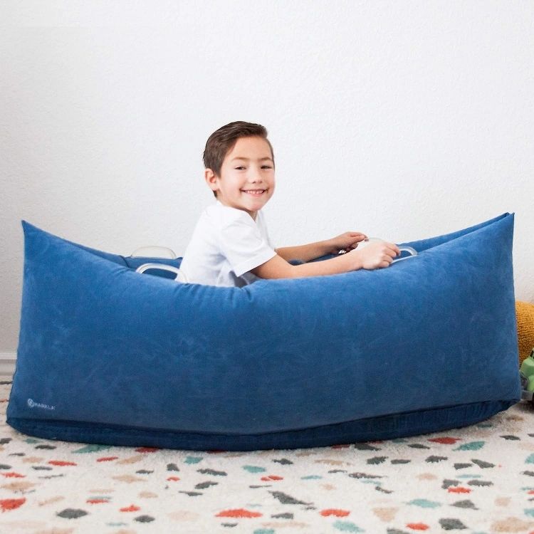Harkla Hug Autism Sensory Chair (60 inches) - Inflatable Sensory Peapod