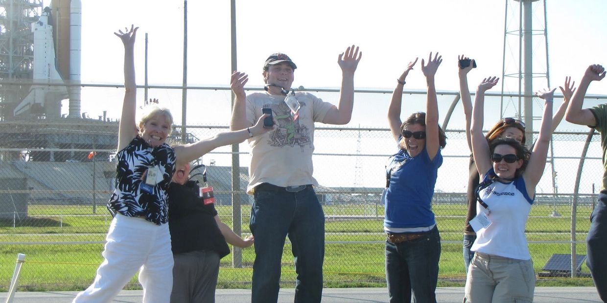 Space Shuttle launch tweetup.