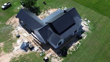 Metal roof Matte Black Color