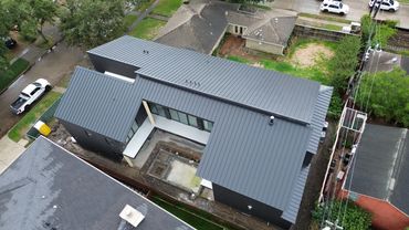 Metal Roof matte Black color