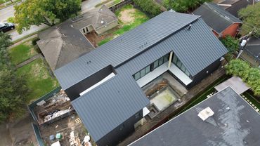Metal roof Matte Black Color