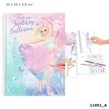 depesche top model fantasy model ballerina colouring book