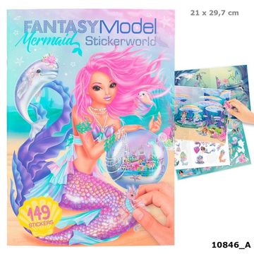 Depesche TOPModel Dress Me Up Stickerbook MERMAID