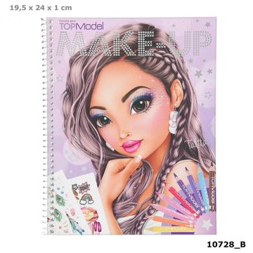 TopModel Dress Me Up activity book Make Up sticker book beauty