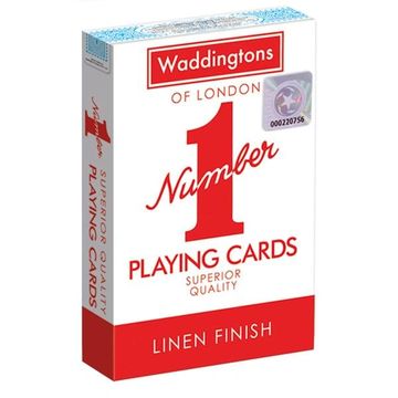waddingtons playing cards red