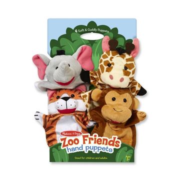 melissa and doug hand puppets zoo friends