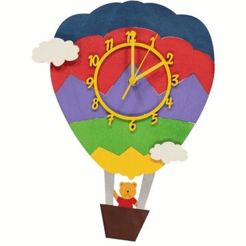 little timbers clock hot air balloon