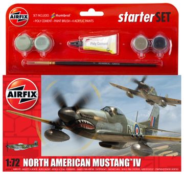 airfix starter set north american mustang