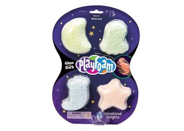 learning resources playfoam glow in the dark starter 4 pack