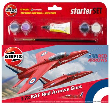 airfix starter set raf red arrow gnat