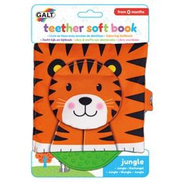 galt toys teether soft book jungle