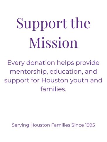 Support youth mentorship and education in Houston with donations.