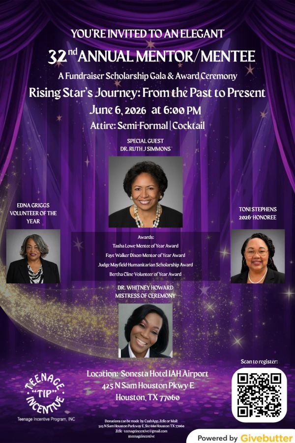 Houston nonprofit gala event Rising Stars Gala supporting youth and families