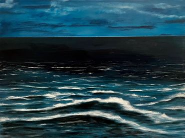 Nacht am Meer - Waves in the Night
Machart: Mixedmedia
Masse: Leinwand 80x 60cm
Fr. 700.-
ARTretokos