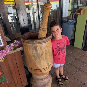 Extra large pilón con El Niño 