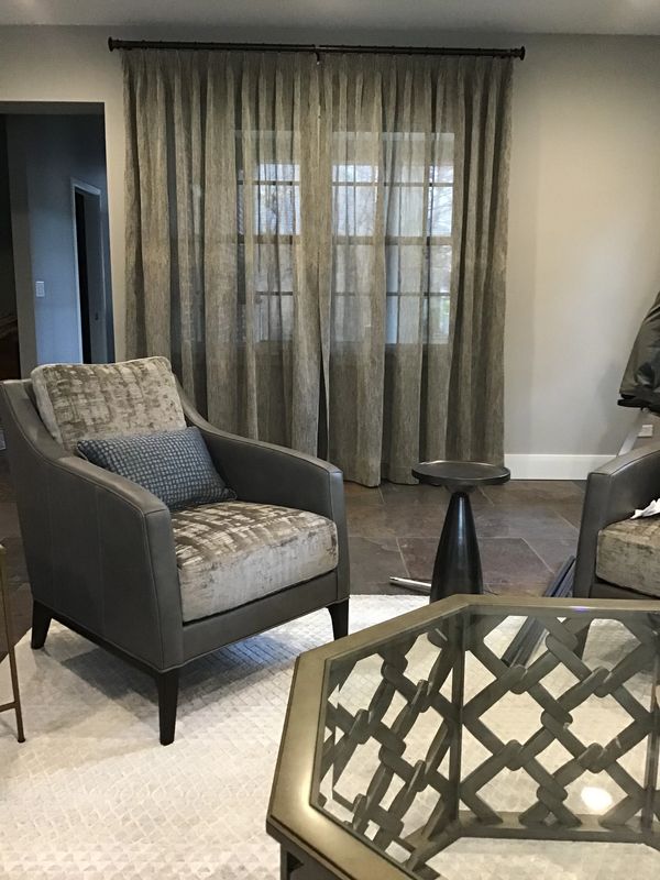 Change Chair to fit the window treatments and room 