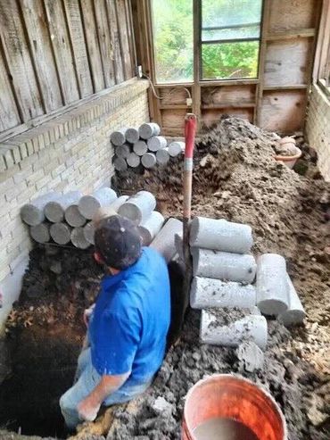 Home foundation leveling