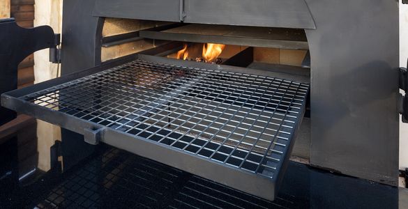 our supreme wood fired ovens have a built in char grill, perfect for steak, vegetables and seafood