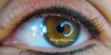 standard upper and lower permanent eyeliner close up 