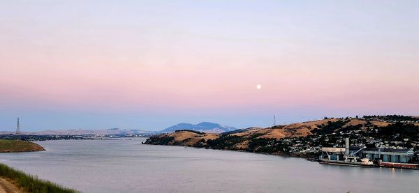 Views of the Carquinez Strait from the  Bay Area Ridge Trail which is at the end of the street.