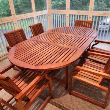Final teak restoration clear Oiling GLC Enterprises 