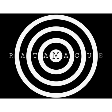Concentric circles with the word 'RATAMACUE' crossing through them horizontally.
