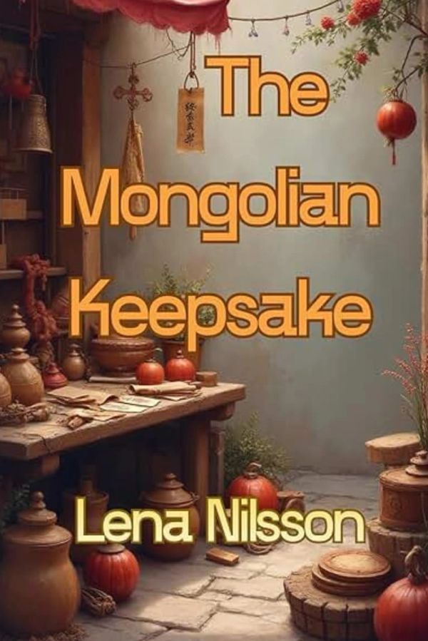 Mongolian market stall, a magic box, not seen, but between all the pots