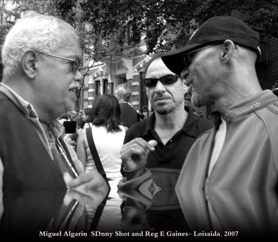 photo Miguel Algarin, Danny Shot, Reg E Gaines